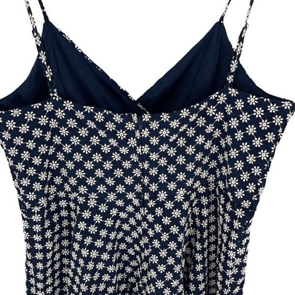 Francesca's Collection Trixxi Embroidered Floral Spaghetti Strap Mini Dress Blue - Picture 5 of 12